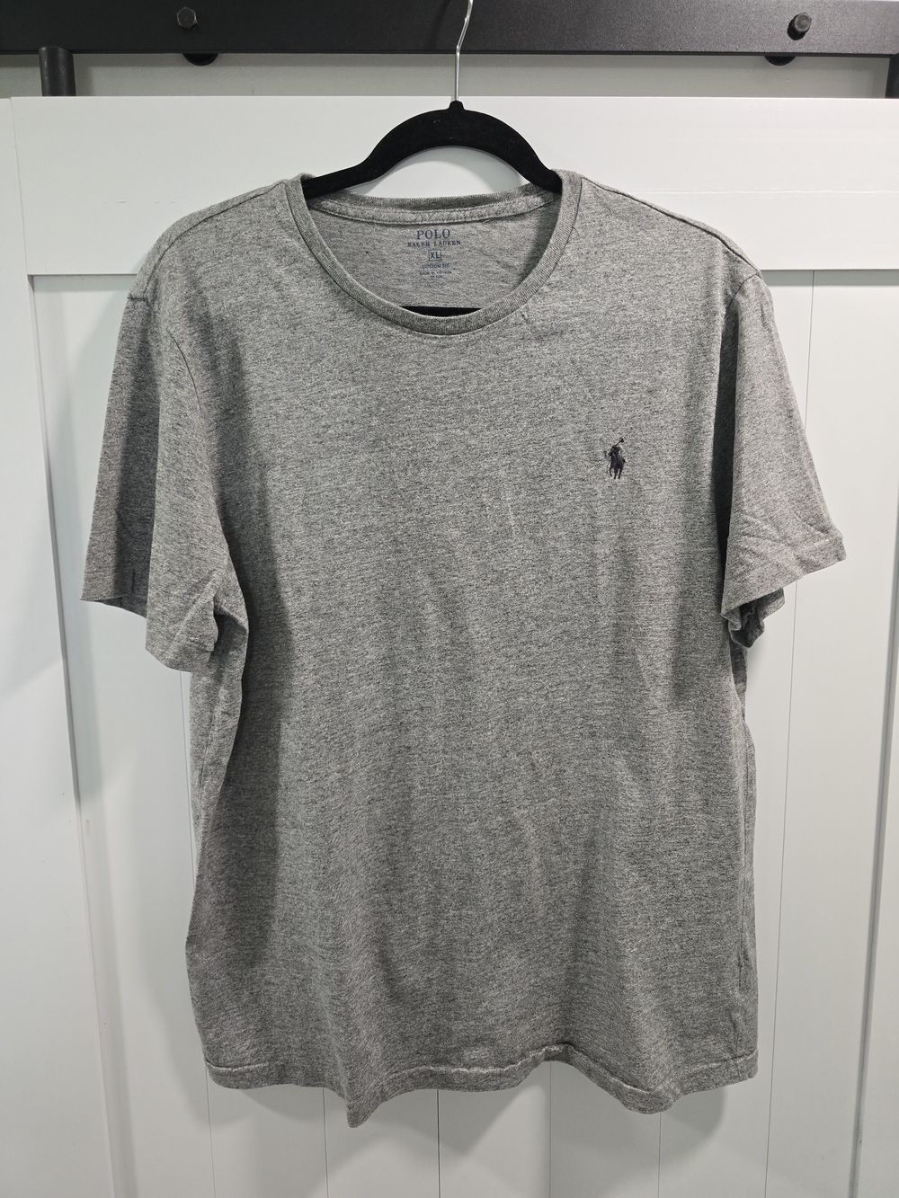 Polo by Ralph Lauren Men's Gray Crewneck T-Shirt